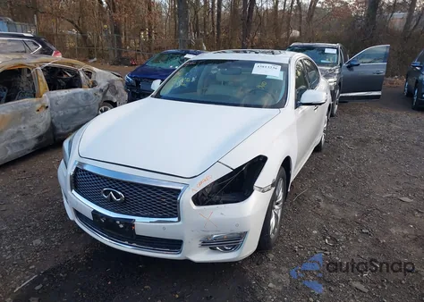 2015 Infiniti Q70 3.7X z USA, uszkodzony, nr VIN JN1BY1AR0FM561923